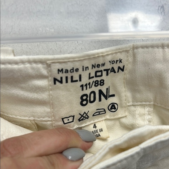 Nili Lotan cream military jogger pants - Picture 4 of 7